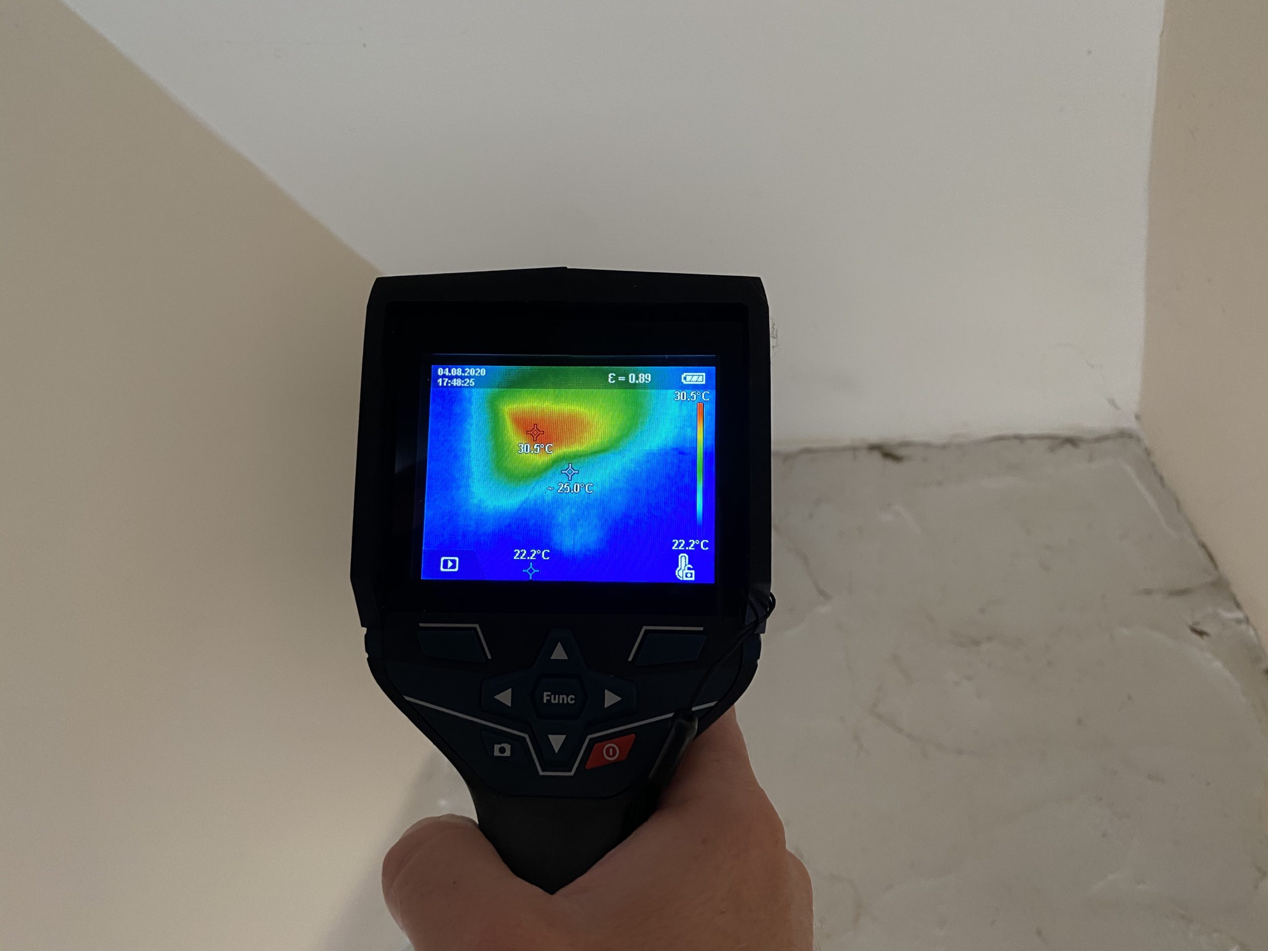 Thermal Imaging Camera in use